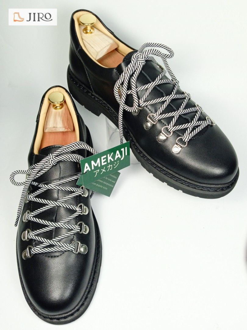 Amekaji Summit Derby's Hiking Boots (Category: Boots) located in Quezon City. Submitted by jiro_uchiha (Listing ID 1468427959, Image 1). Description: Paraboot Clusaz Alt Amekaji Alpine Derby's (Danner Hiking Boots Alternative) Available Sizes EU 41, 43 US 8.5, 10 Brand new with box 🎁 ☑️ Amekaji Alpine Mountaineering Derby's Built for comfort. Traditional hiking lace hooks, wrap-over tongue for comfort and protection. Thick, hard-wearing rubber s