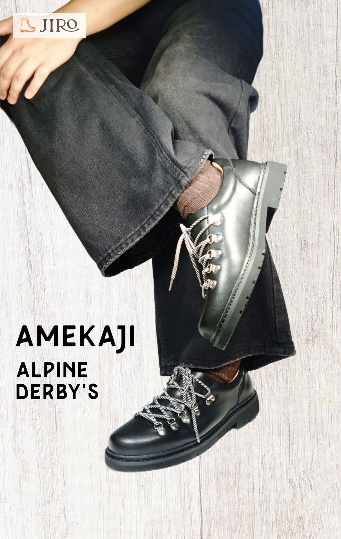 Amekaji Summit Derby's Hiking Boots (Category: Boots) located in Quezon City. Submitted by jiro_uchiha (Listing ID 1468427959, Image 2). Description: Paraboot Clusaz Alt Amekaji Alpine Derby's (Danner Hiking Boots Alternative) Available Sizes EU 41, 43 US 8.5, 10 Brand new with box 🎁 ☑️ Amekaji Alpine Mountaineering Derby's Built for comfort. Traditional hiking lace hooks, wrap-over tongue for comfort and protection. Thick, hard-wearing rubber s