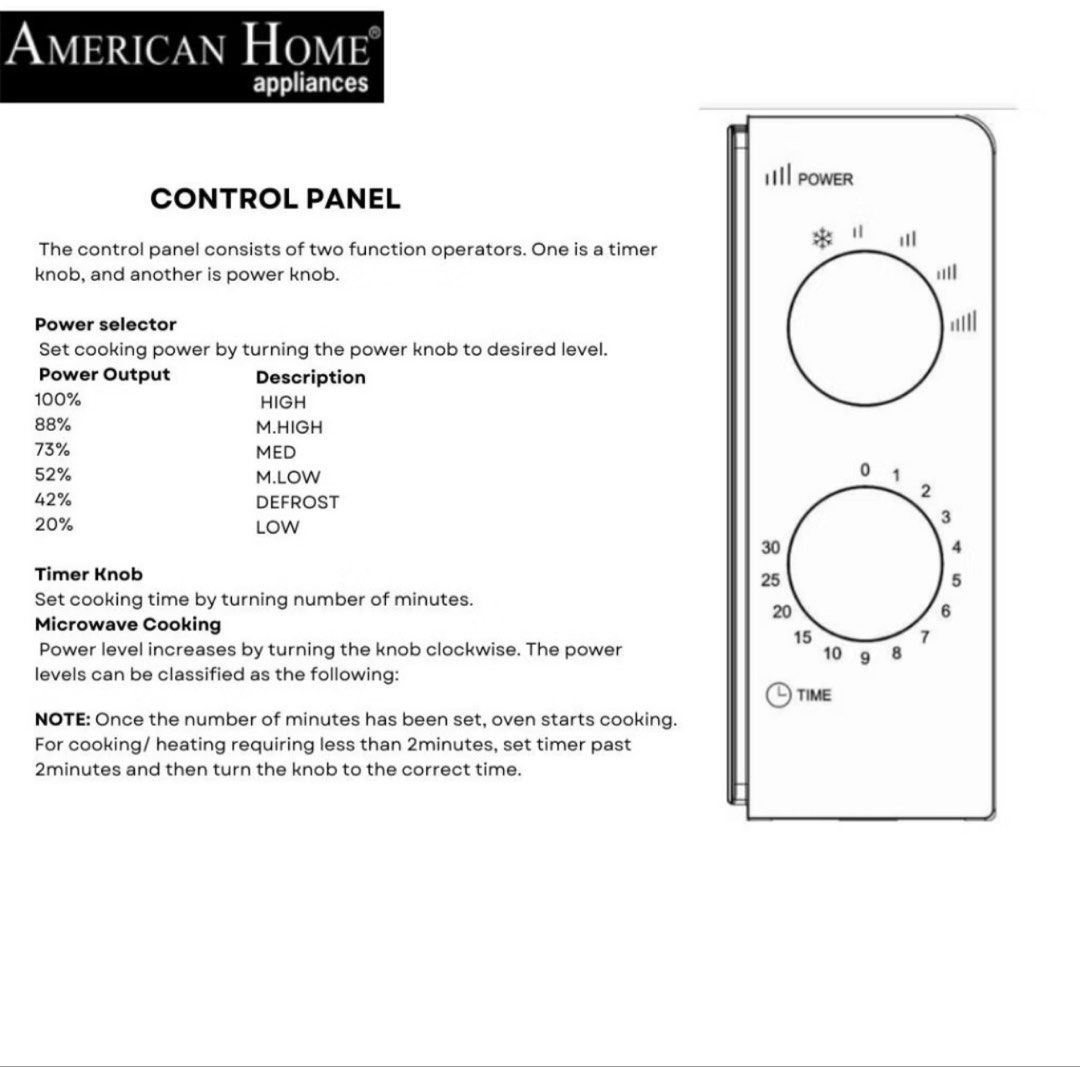 American Home 20L Mechanical Microwave Oven (Category: Ovens & Toasters) located in Quezon City. Submitted by allforgeorgia (Listing ID 1468490905, Image 3). Description: This was bought May 2026 Original price is at 3100 but was able to get it at 2600 Selling for as low as 1800 last price Walang kalawang maingat ako sa mga gamit namin No box Used with care no issues at all We need a smaller one space intended to be place on is too small therefor