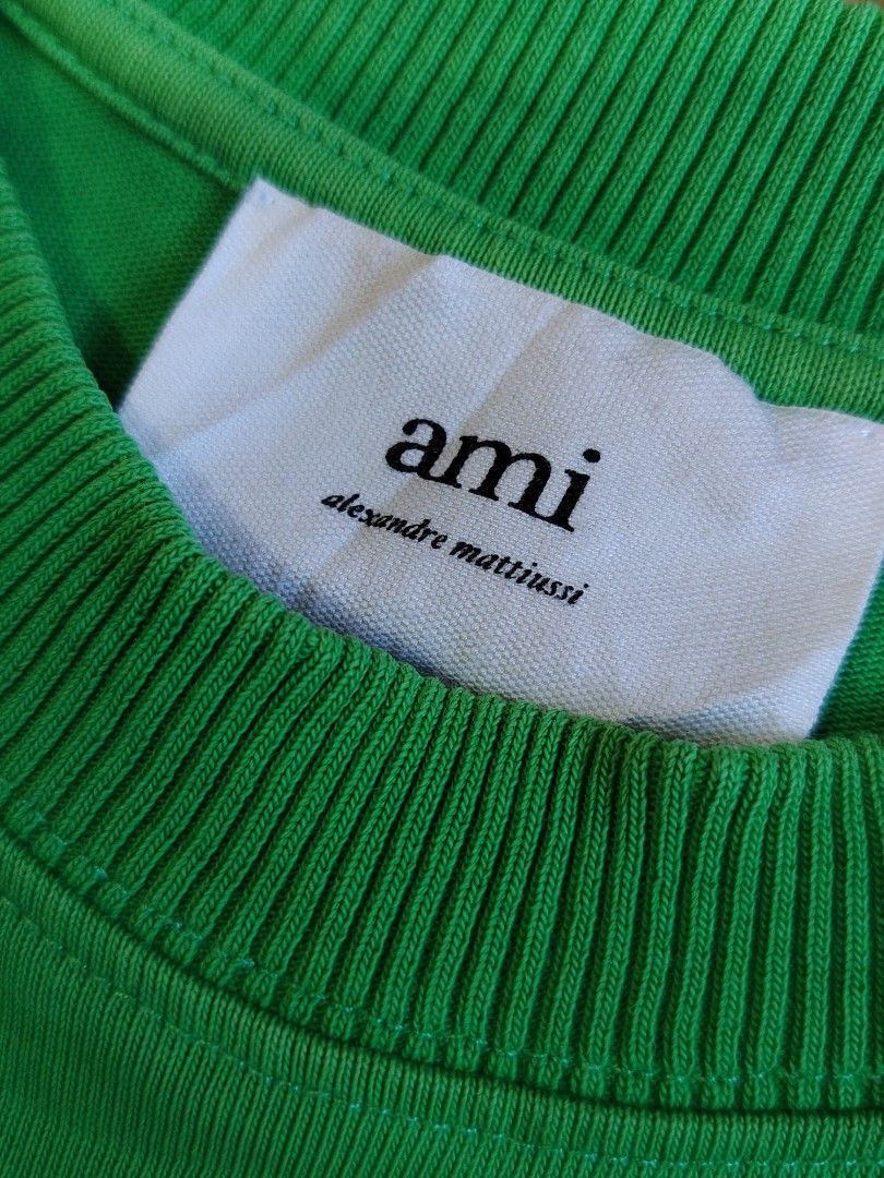 AMI GREEN PATCH SHIRT (Category: Tshirts & Polo Shirts ) located in Marikina City. Submitted by kingdrel (Listing ID 1468354009, Image 3). Description: AMI GREEN PATCH SHIRT W 25 L 27 VERYGOOD CONDITION NO ISSUE COLORATE 9.5-10.