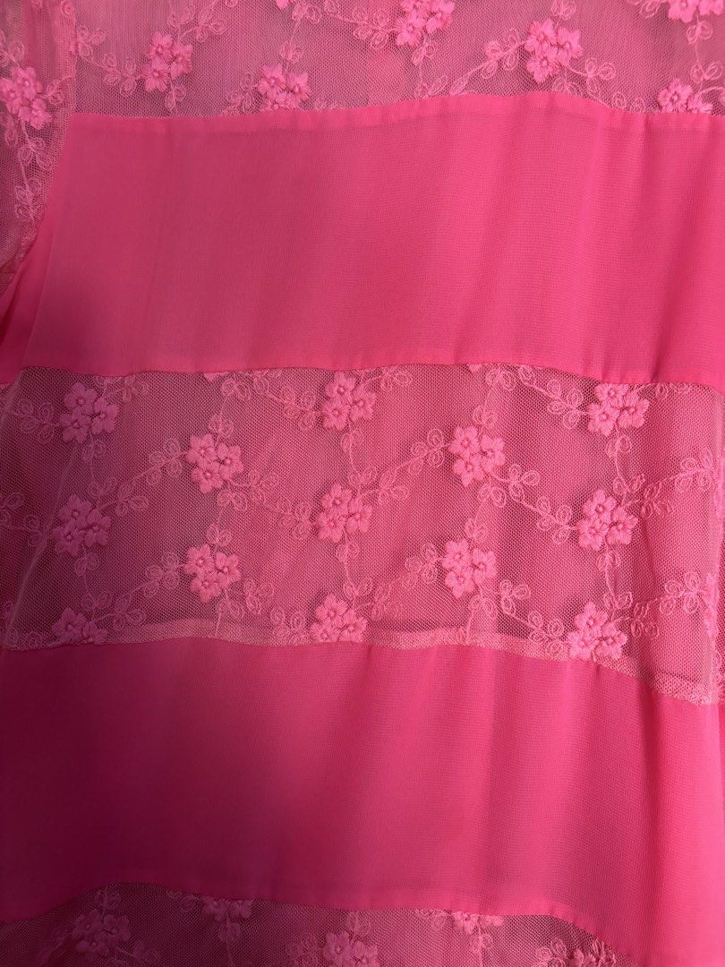 Apple & Eve Hot Pink Lace Blouse (Category: Blouses) located in Manila. Submitted by shopmik4scloset (Listing ID 1468332712, Image 3). Description: Yes, it’s available :) Authentic & No issues No ww Preloved not thrifted Fits M-L 📍: Sampaloc Manila 🚚: Lalamove or J&T 💵: Gcash or Bank Transfer No meet ups, cod or free sf!.