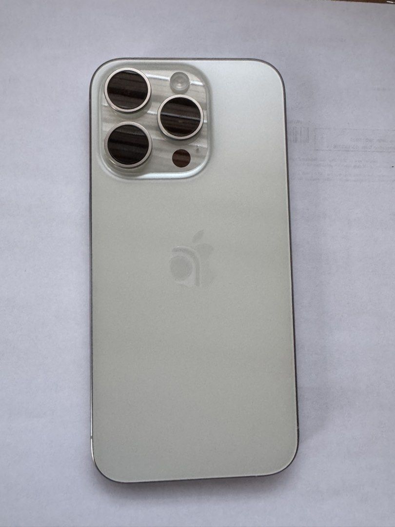 Apple IPhone 15 Pro (Category: iPhone 15 Series) located in Manila. Submitted by anoshih77734265 (Listing ID 1468322978, Image 2). Description: Hongkong Variant Dual Physical Sims.