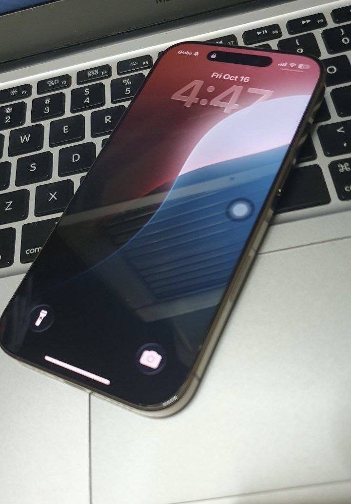 Apple iPhone 16 Pro Desert Titanium (Category: iPhone 16 Series) located in Valenzuela. Submitted by kurtpadrinao (Listing ID 1468373376, Image 2). Description: For sale! Iphone 16 pro 256gb factory unlocked Desert Titanium Bought from powermac (ZP/A) with receipt 87% battery health Ios 26 Unit, Original cord, Original Box same Imei, sim ejector, with case Not refurbished Never nabuksan Personal use Valenzuela City location.