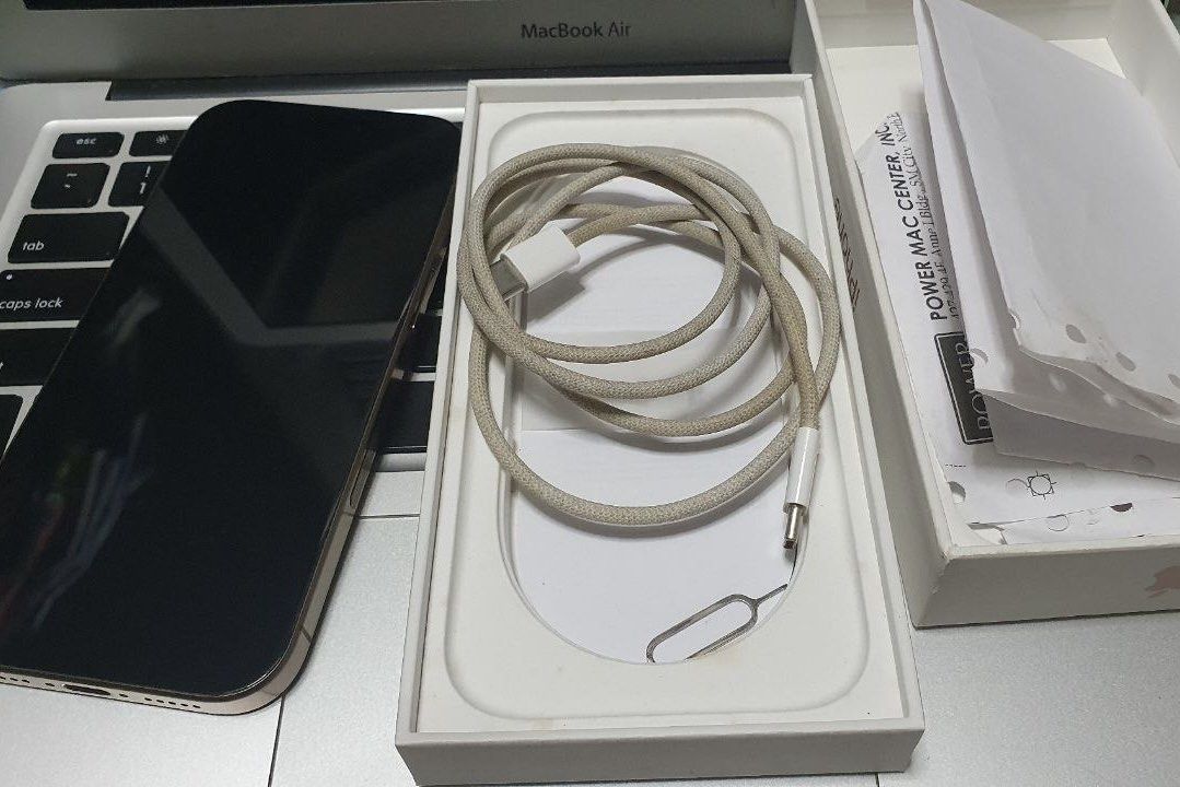 Apple iPhone 16 Pro Desert Titanium (Category: iPhone 16 Series) located in Valenzuela. Submitted by kurtpadrinao (Listing ID 1468373376, Image 3). Description: For sale! Iphone 16 pro 256gb factory unlocked Desert Titanium Bought from powermac (ZP/A) with receipt 87% battery health Ios 26 Unit, Original cord, Original Box same Imei, sim ejector, with case Not refurbished Never nabuksan Personal use Valenzuela City location.