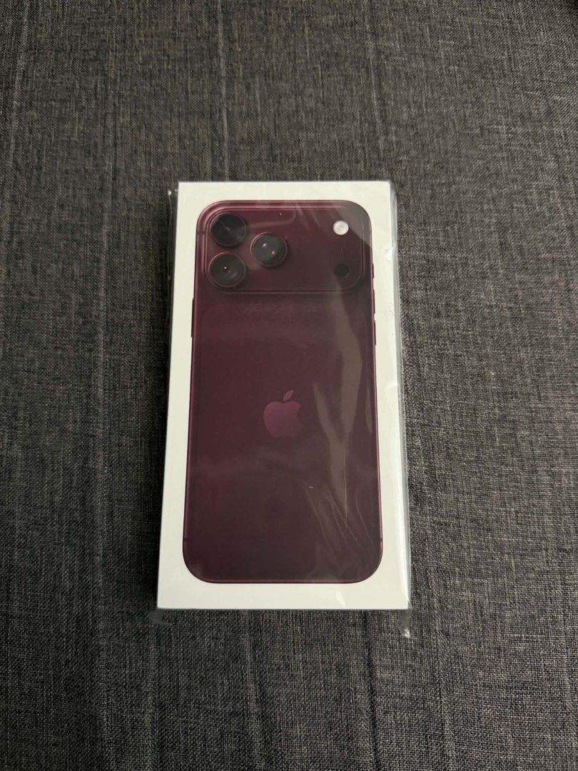 Apple iPhone 18 Pro Max Burgundy (Category: iPhone 18 Series) located in Makati City. Submitted by ajccapiral (Listing ID 1468421729, Image 1). Description: - Model: Apple iPhone 18 Pro Max - Storage Capacity: 256GB - Color: Burgundy - Condition: Brand new, factory sealed in original plastic wrap - Box: 100% unopened and untouched .