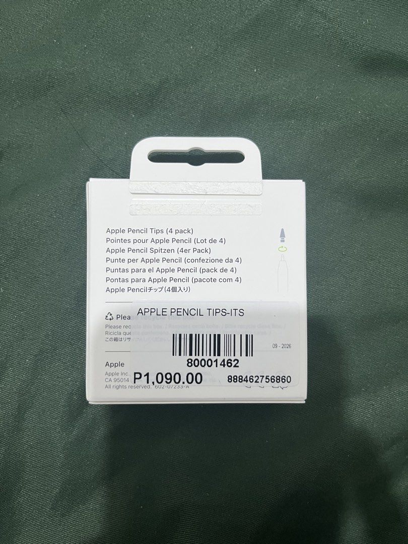 Apple Pencil Tip (Category: Other Mobile & Gadget Accessories) located in Manila. Submitted by ionewoif (Listing ID 1468364096, Image 2). Description: I only needed one tip and got the other as an extra, so I’m selling both for ₱250 each or ₱500 for the pair..