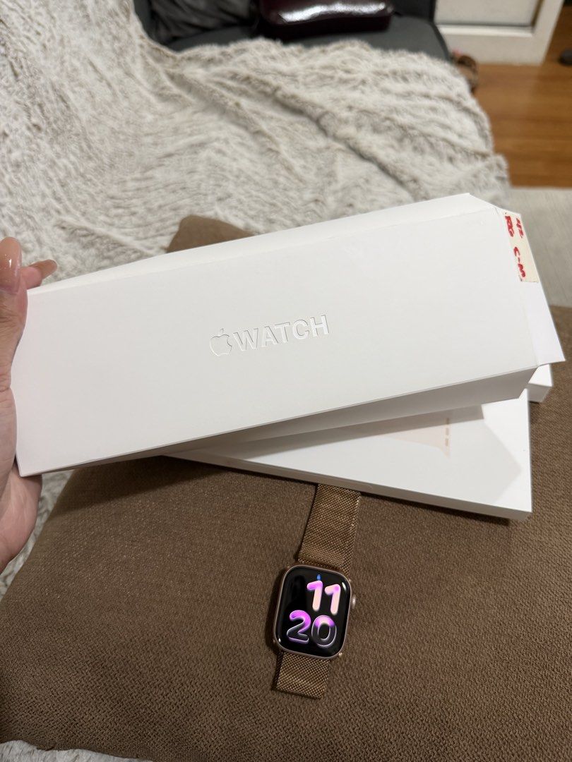 Apple Watch series 11 42mm (Category: Wearables & Smart Watches) located in Manila. Submitted by kylagomez27023 (Listing ID 1468304821, Image 2). Description: **APPLE WATCH SERIES 11 – 42MM FOR SALE!** PRE-LOVED | LIGHTLY USED | FOR SALE! * 📱 Model: Apple Watch Series 11 * ⌚ Size: 42mm * 💯 Condition: Lightly used and well-maintained 📩 **Message me for inquiries, actual photos, and more details!** #AppleWatchSeries11 #AppleWatchForSale #PreLove