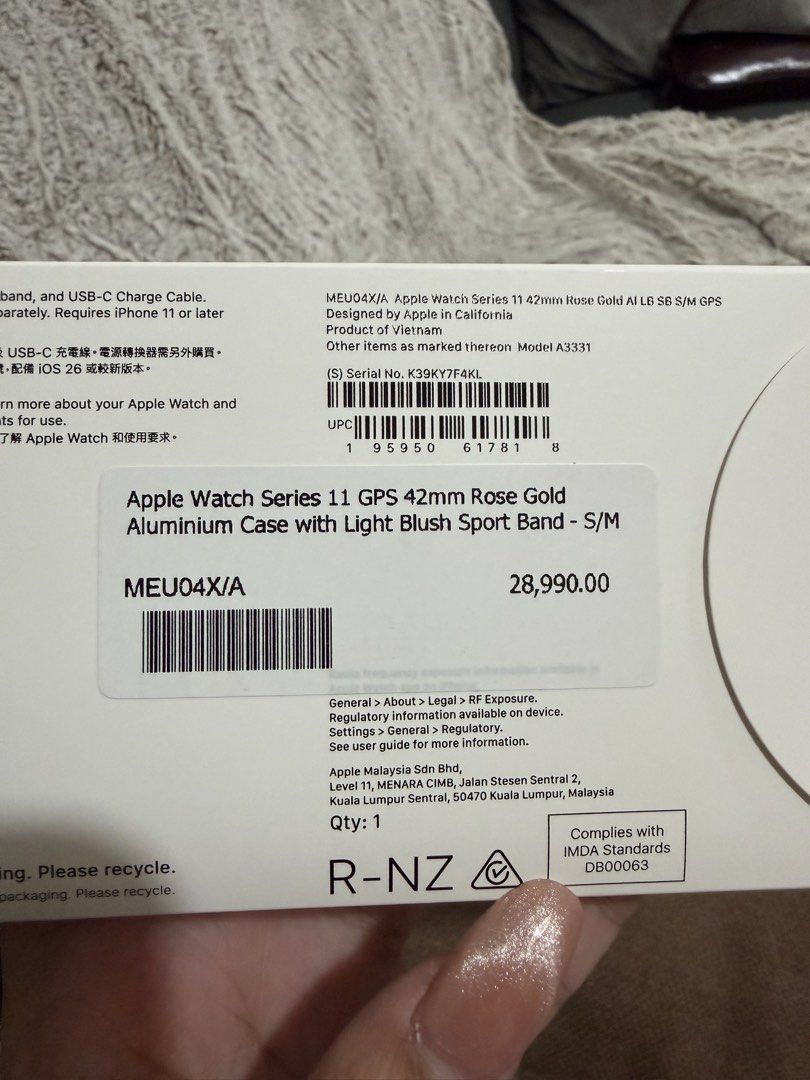 Apple Watch series 11 42mm (Category: Wearables & Smart Watches) located in Manila. Submitted by kylagomez27023 (Listing ID 1468304821, Image 3). Description: **APPLE WATCH SERIES 11 – 42MM FOR SALE!** PRE-LOVED | LIGHTLY USED | FOR SALE! * 📱 Model: Apple Watch Series 11 * ⌚ Size: 42mm * 💯 Condition: Lightly used and well-maintained 📩 **Message me for inquiries, actual photos, and more details!** #AppleWatchSeries11 #AppleWatchForSale #PreLove