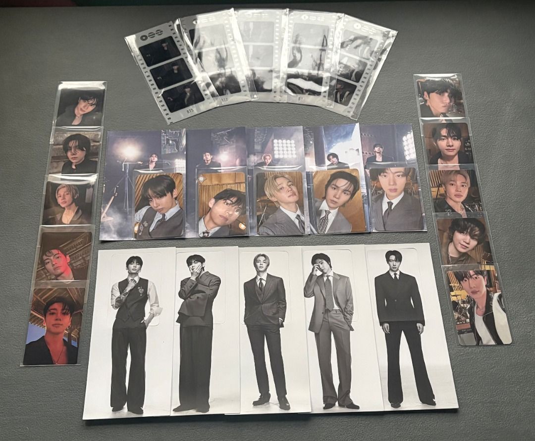 BTS Arirang Album Inclusions Set Version 1 Yoongi (Category: K-Wave Merchandise) located in Baguio. Submitted by shine.dream.smile (Listing ID 1468341124, Image 2). Description: Condition - Opened possibly used - Damages/imperfections: None to the naked eye Details - Inclusions: Living Legend archive tag and photocard, Rooted in Korea photocard, Rooted in Music film photo and photocard, freebies (including postcard in photos) and seller’s packagi