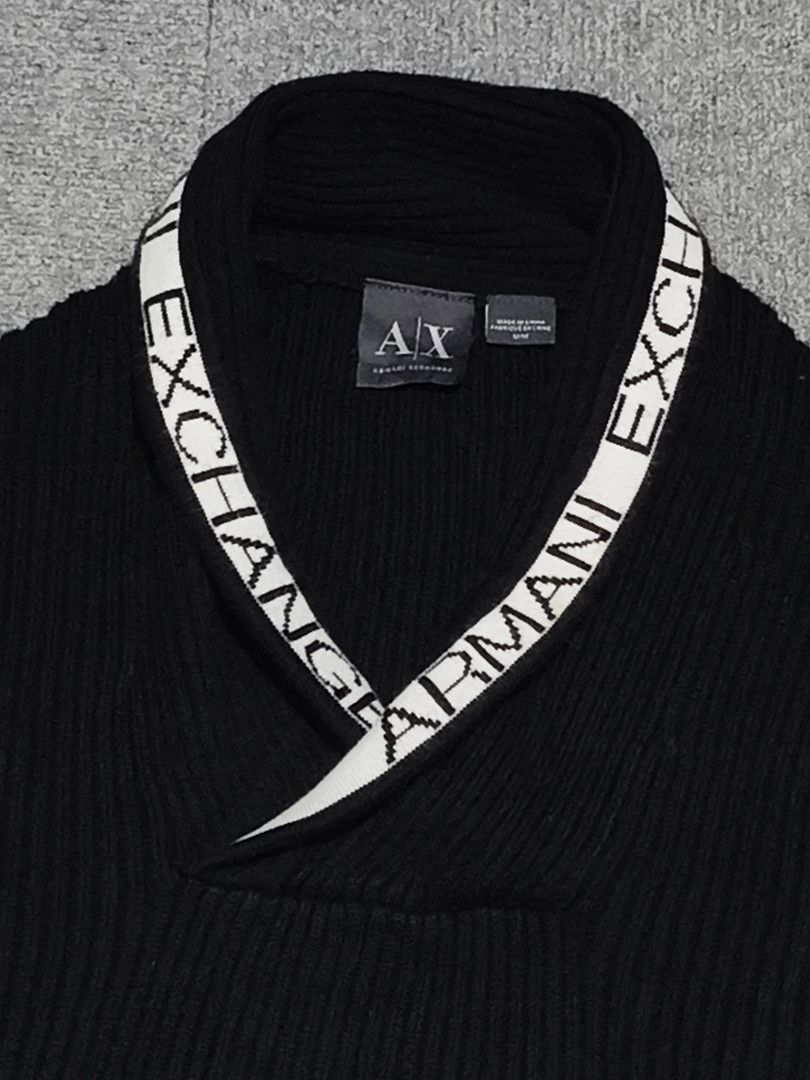 Armani Exchange ribbed knit pullover sweater (Category: Coats, Jackets and Outerwear) located in La Trinidad. Submitted by beenaged (Listing ID 1468288108, Image 3). Description: - Armani Exchange ribbed knit pullover sweater - size medium - dimension 21 armpit to armpit 28 shoulder to hem - excellent to good as new condition - price 1,580 - location Baguio City - shipping nationwide .