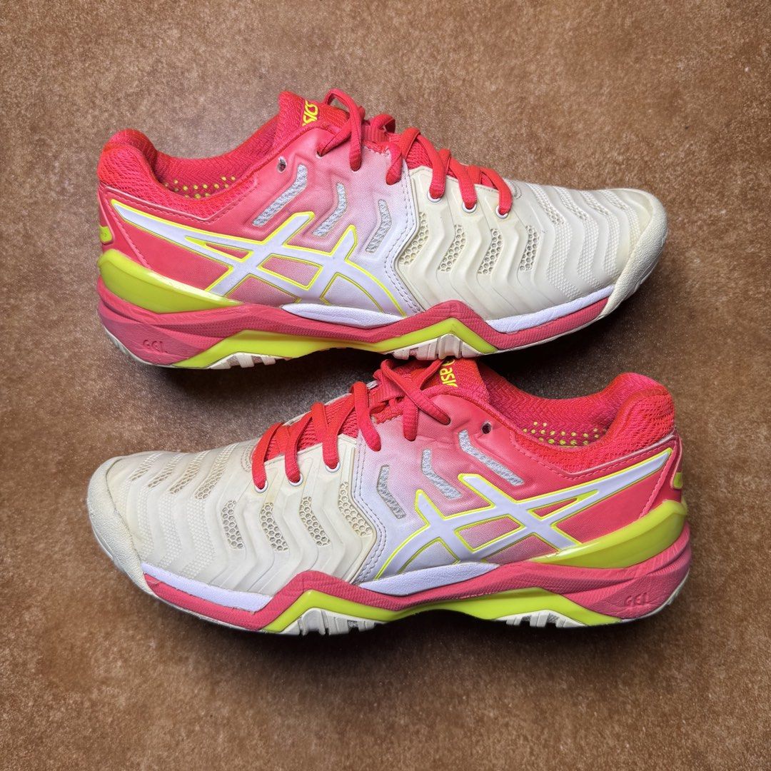 ASICS GEL RESOLUTION 7 (Category: Sneakers) located in Panabo. Submitted by shoerarefinds (Listing ID 1468303653, Image 1). Description: ÁŚÌÇS ĞÈŁ-ŘÈŚÓŁÛȚÌÒÑ 7 SIZE: CM 24 / EURO 38 / US 7 EXCELLENT CONDITION LOCATION: PANABO CITY, DAVAO DEL NORTE, 8105 2000 FREESHIPPING.