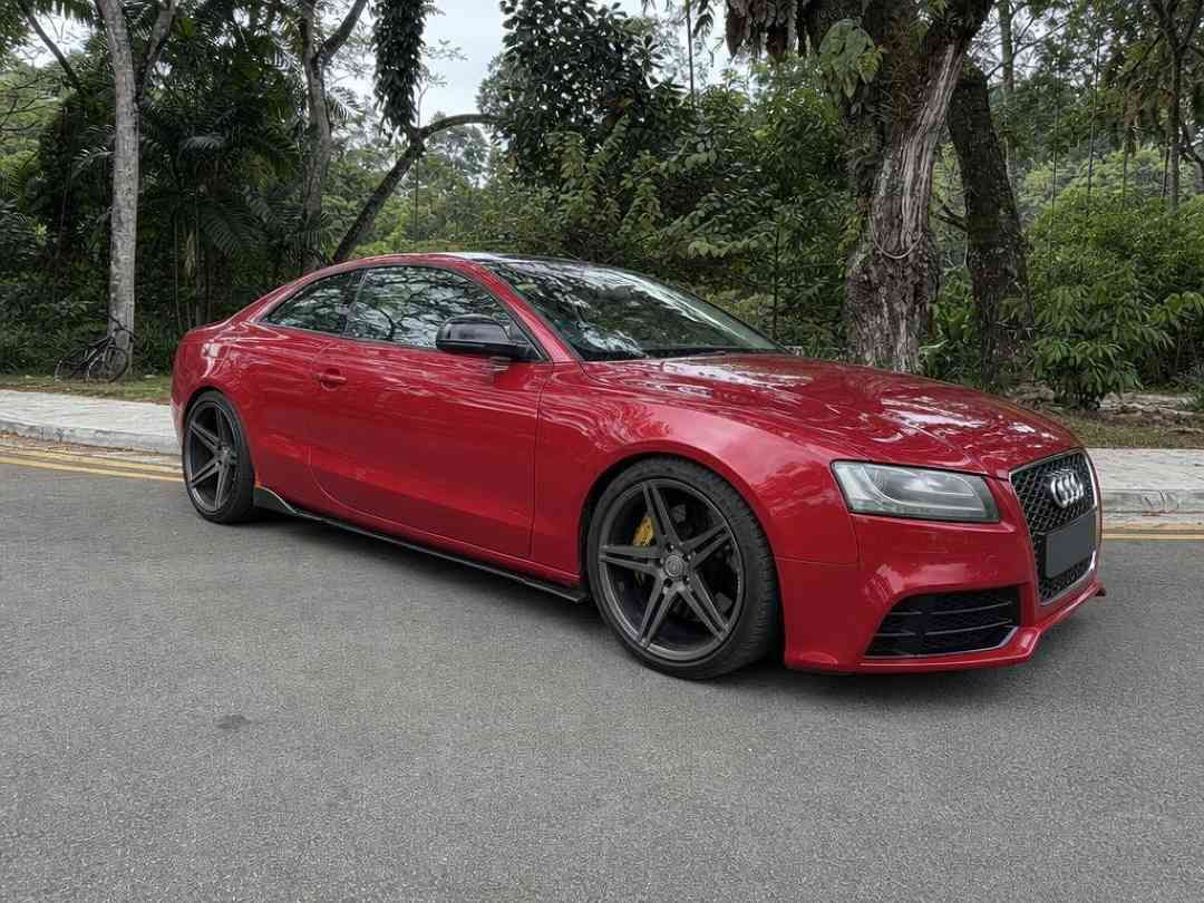 Audi A5 Coupe 2.0 TFSI qu S tronic (A) (Category: Used Cars) located in Singapore. Submitted by carousell_certified_partners (Listing ID 1462862277, Image 2). Description: Good Condition A5 Coupe! 100% Full Loan Available! Cheapest in SG! Unit in superb condition, view to believe! Workshop check/STA evaluation can be arranged. Trade in available! Features: Legendary EA888 2.0L turbo Quattro AWD, 7 speed S-tronic auto, keyless start/stop, cruise c
