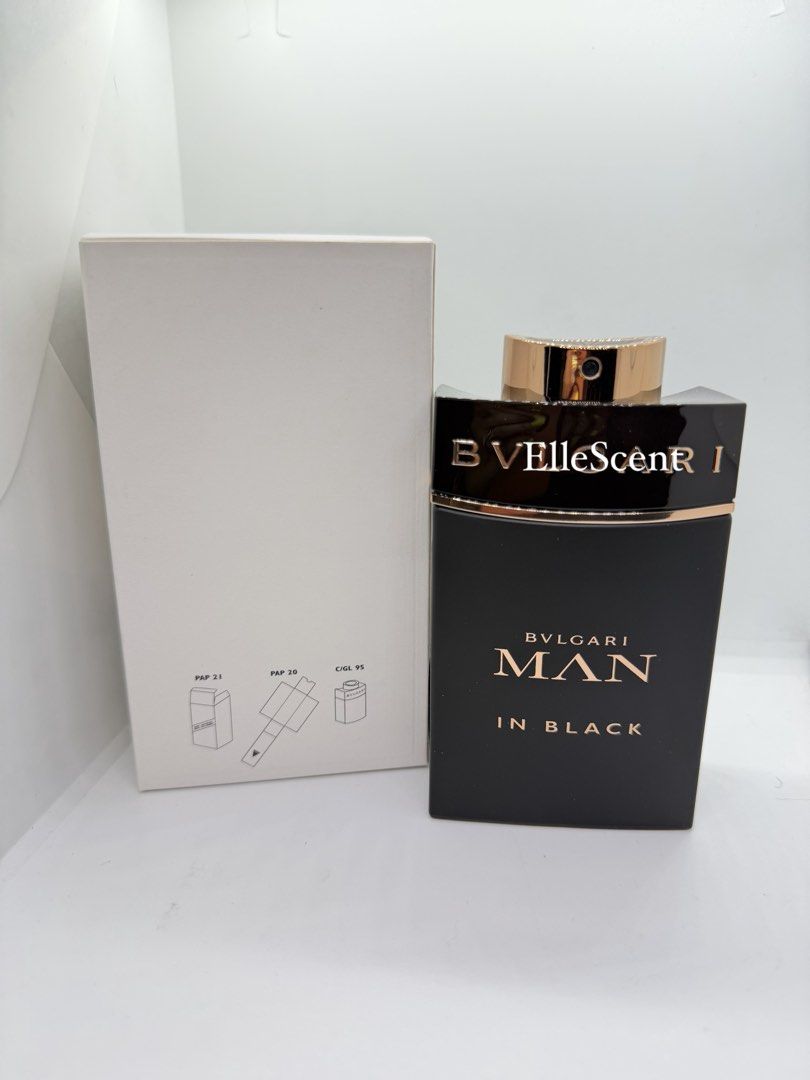 Authentic Bvlgari Man İn Black Tester (Category: Fragrance & Deodorants) located in Mandaluyong City. Submitted by elle_scent (Listing ID 1468456551, Image 2). Description: This is Bvlgari Man in Black Eau de Parfum 100ml Tester. It is a popular, warm and spicy men’s fragrance, known for its rich, masculine scent. Fragrance notes Top notes: Rum, spices and tobacco — warm, rich and slightly boozy. Heart notes: Leather, iris and tuberose — smooth, 