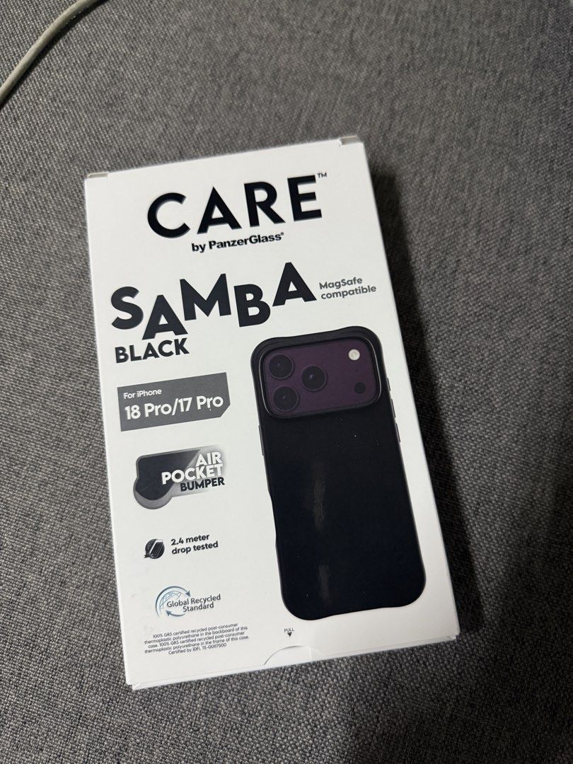 Authentic Care Samba Black Case Iphone 17/18 pro (Category: Cases & Sleeves) located in Quezon City. Submitted by claireityyy (Listing ID 1468464668, Image 1). Description: .