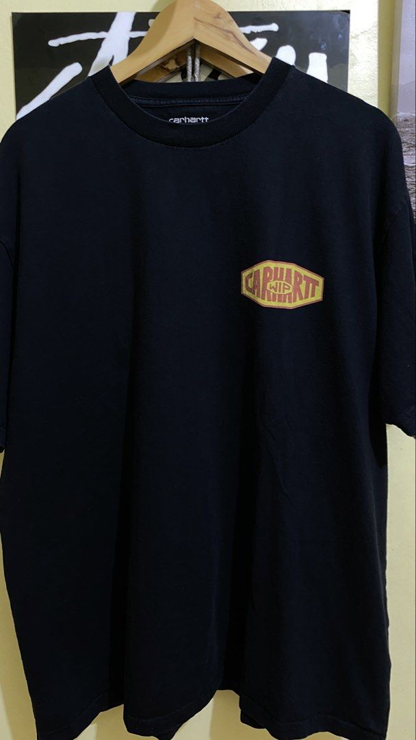 Authentic Carhartt Wip ( New Tools ) (Category: Tshirts & Polo Shirts ) located in Tacurong. Submitted by styledtwice1999 (Listing ID 1468313683, Image 3). Description: Carhartt WIP New Tools Actual Color: Black Dimes: 23 x 29 ( WIP CUT ) ♥️ Condition: Excellent No Rips, Holes or any hidden issue 📩📩 🧿All items are Washed and Ready to use for you convenience.