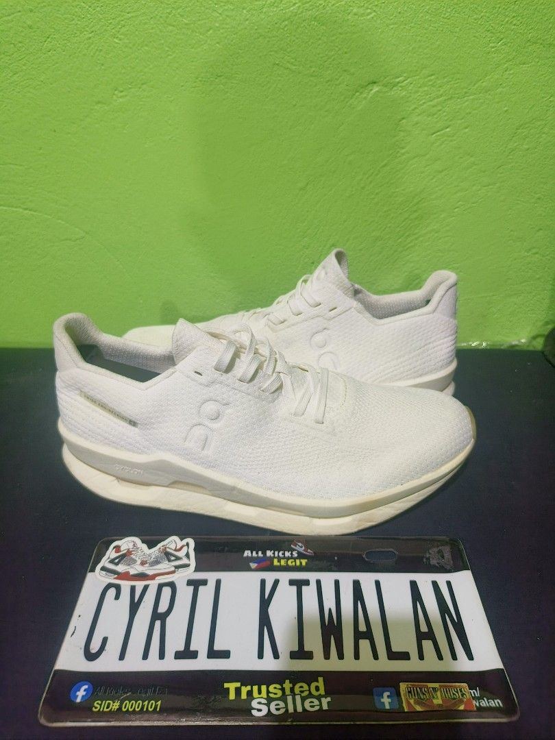 Authentic On Cloud Neo Undyed White (Category: Sneakers) located in Baguio. Submitted by ckiwalan (Listing ID 1468410491, Image 1). Description: For sale Authentic Excellent condition Signs of use only Paint on Outsole but does not affect the performance on the shoe (Hindi po podpod) No major issue Thick outsole Lightweight Soft and comfy Baguio city can ship nationwide.