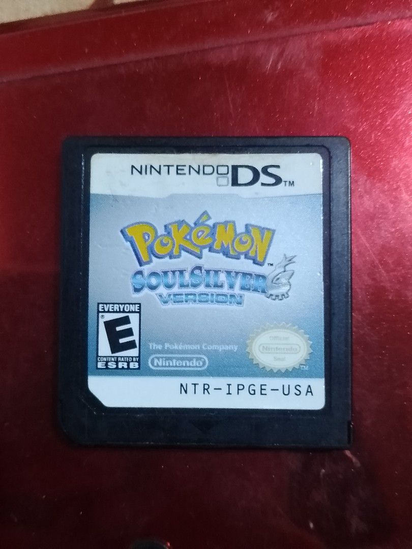 Authentic Nintendo Pokemon SoulSilver Cartridge (Category: Nintendo) located in Manila. Submitted by jmarth (Listing ID 1468435003, Image 1). Description: Cartridge only No bugs encountered Tested, saves properly Letting go of some games from my collection, feel free to message me for pictures and questions 😁 Meet up preferred, but can do shipping with J&T.