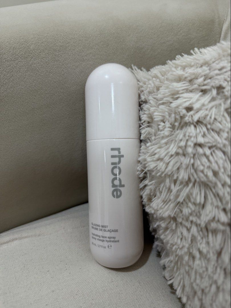 Authentic Rhode Glazing Mist ( 95% full ) (Category: Face Care) located in Quezon City. Submitted by emily_in_pariss (Listing ID 1468373165, Image 1). Description: Purchased for 2600 Sprayed 3x only Purchased July 2026.