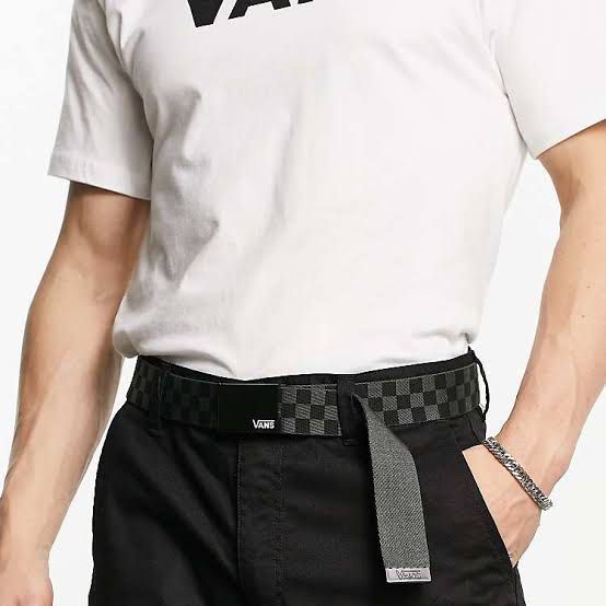 Authentic Vans Deppster II Web Belt In Black/Charcoal Checkerboard (Category: Belts) located in Badian. Submitted by choloknows (Listing ID 1468410281, Image 2). Description: Excellent 9+/10 Used Free Size 580 + sf.