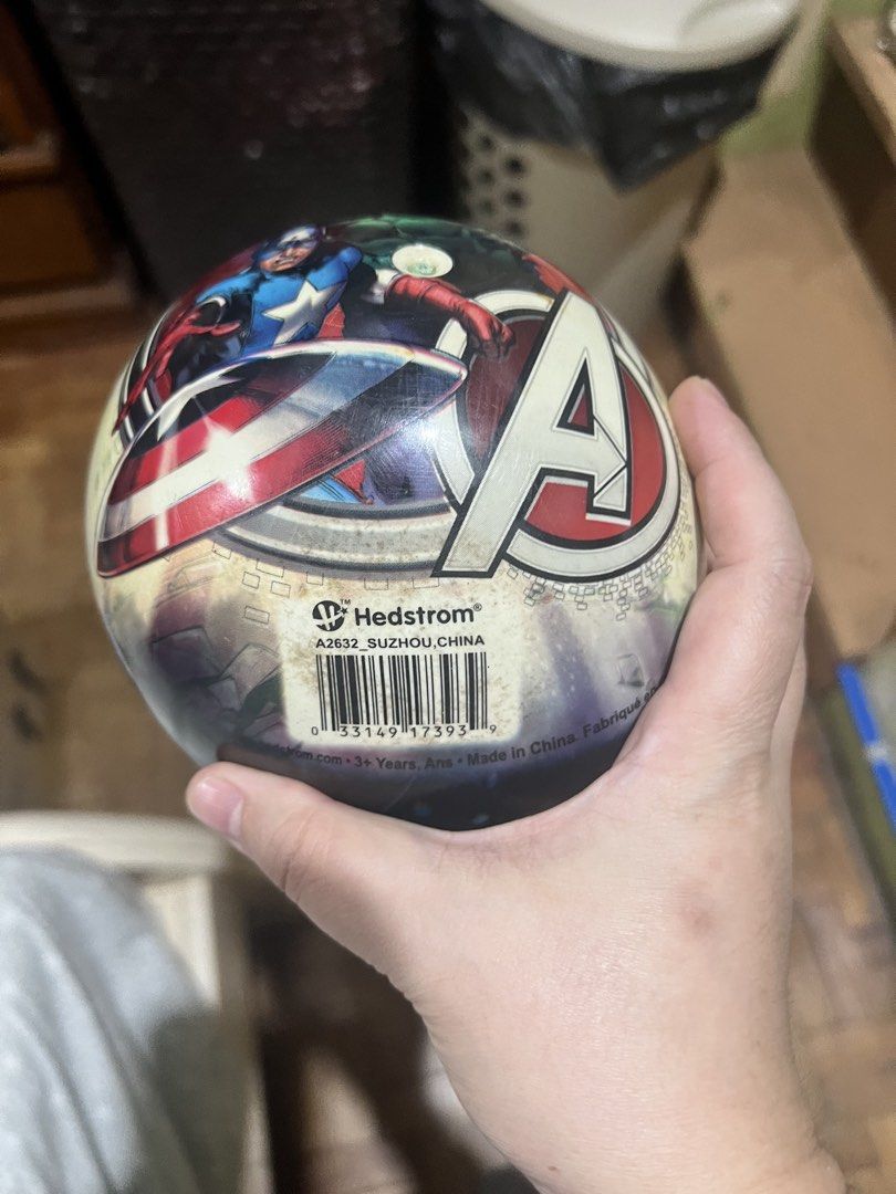 Avengers ball (Category: Kids Toys) located in Paranaque City. Submitted by arianem031087 (Listing ID 1468384679, Image 2). Description: .