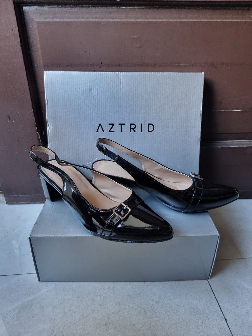 Aztrid Heels Size 10 (9US) (Category: Heels) located in Caloocan City. Submitted by mursedani (Listing ID 1468382625, Image 1). Description: • RFS: Wrong size ✅Never used, only tried once to walk on it. ✅With Box ✅Good as New • With original box & SAMSUNG paper bag • I can send pictures/ video proof of possession • SURE BUYERS ONLY PLS! • Still available if posted unless tagged SOLD/deleted..