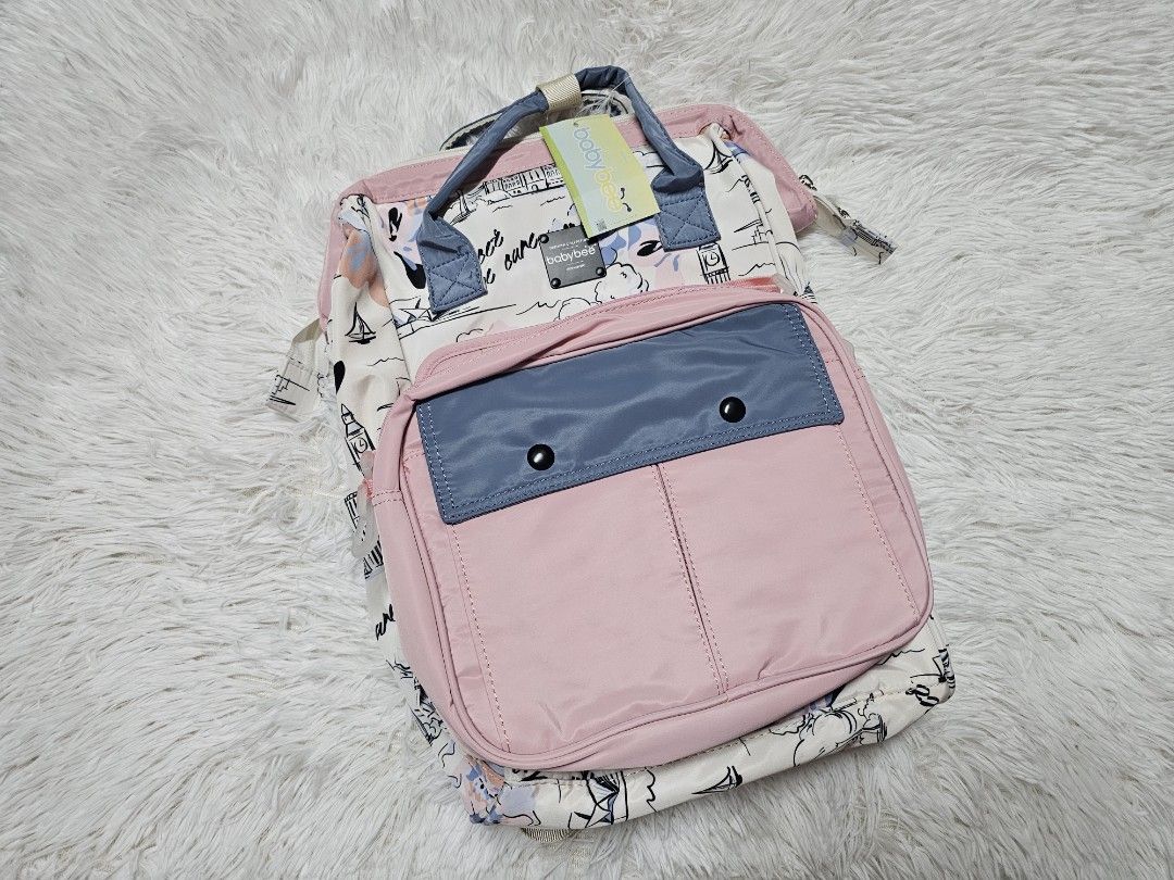 Babybee Multi-pocket Diaper Backpack with Matching Pouch (Category: Diaper Bags & Wetbags) located in Manila. Submitted by pitzdiaz (Listing ID 1468336752, Image 3). Description: FOR SALE ❗️❗️❗️ Babybee 2in1 (BRANDNEW) All from my daughter's budol 😁 -with detachable small bag Actual color and appearance may vary slightly due to lightning, photo angles, and device screen settings. Thank You so much ☺️ less than 50% po mga prices from its original