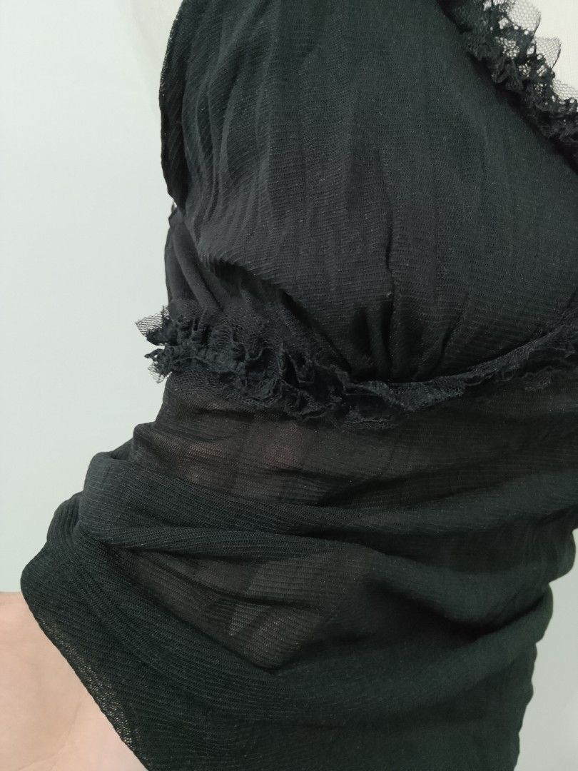 Babydoll dark coquette top (Category: Others Tops) located in Cotabato. Submitted by winonasallure (Listing ID 1468304503, Image 3). Description: size:small-Medium.