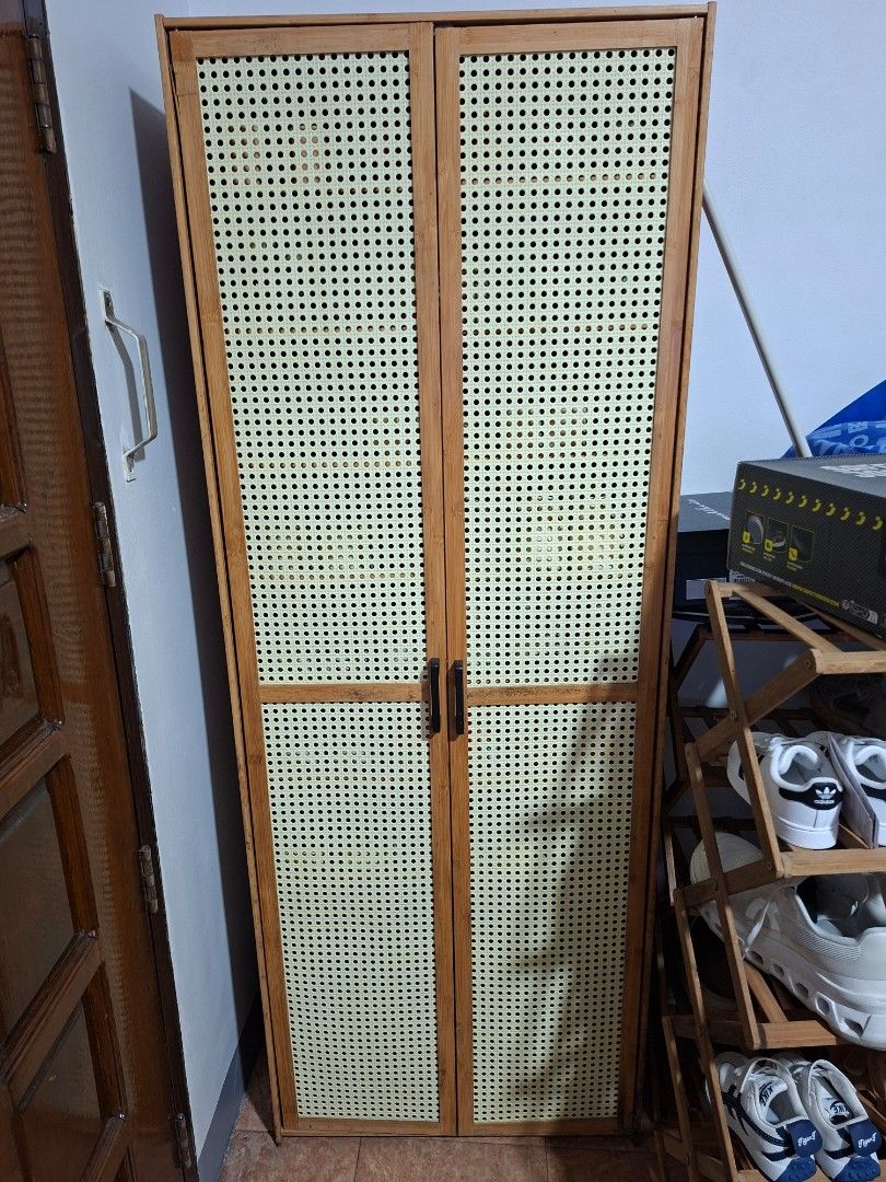 Bamboo Shoe Cabinet with 11 layers (Category: Shelves, Cabinets & Racks) located in Quezon City. Submitted by pauleenvenus (Listing ID 1468399282, Image 1). Description: Dimension: Length - 59cm Wodth - 32cm Height - 160cm ❌️NO COD❌️ ❕️STRICTLY PAYMENT FIRST❕️ MOP: BDO, BPI, Maribank or Gcash Book your own Lalamove rider AFTER payment Loc: Don Antonio South Gate, QC .