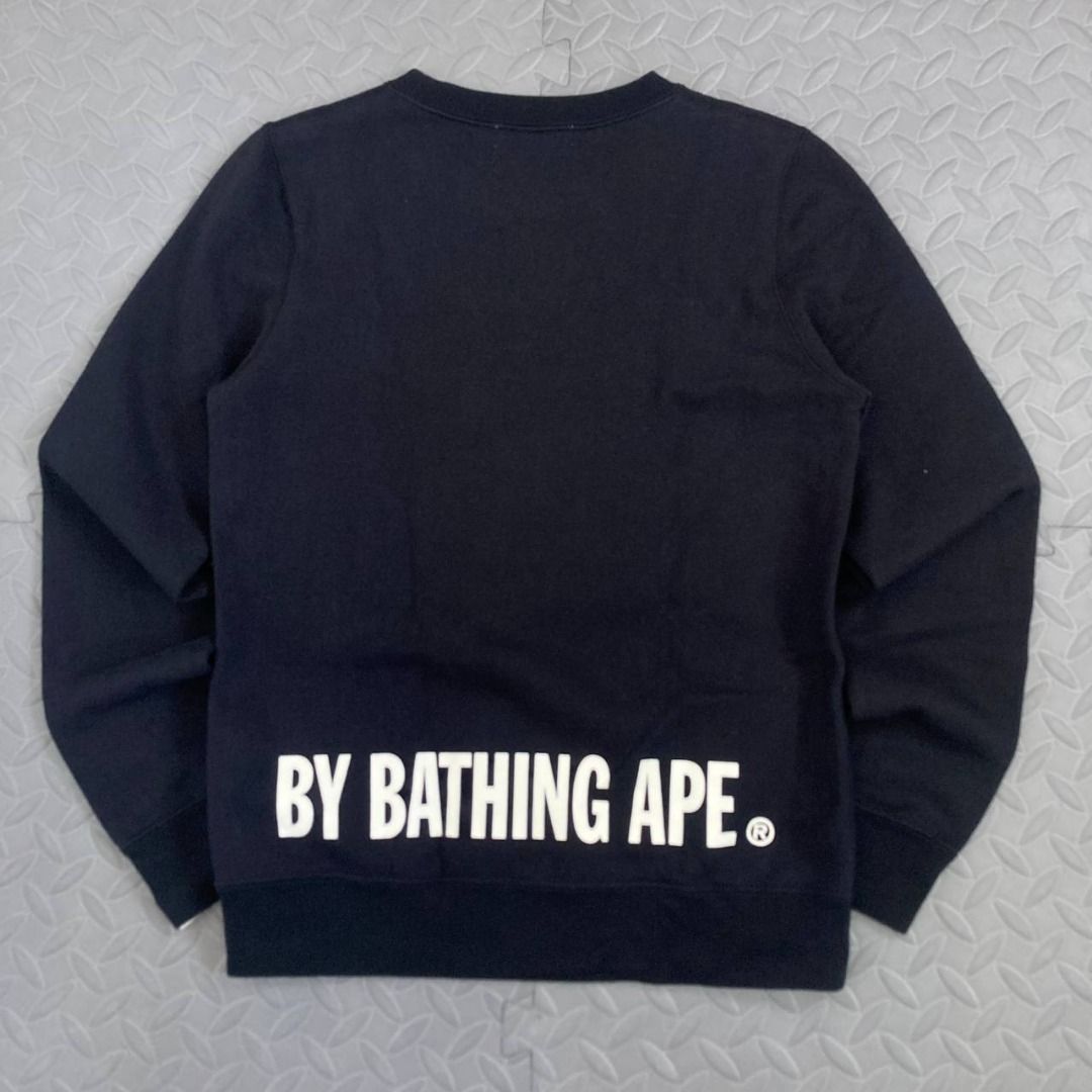 Bape - Ape Face Graphic Pullover Sweatshirt (Category: Others Tops) located in Quezon City. Submitted by archived.g (Listing ID 1468311150, Image 2). Description: Bape - Ape Face Graphic Pullover Sweatshirt - Brand: Bape Made in: China Year: Material: Cotton Color: Black Size on tag: XS Sizing: Measurements (flat, not stretched): Shoulders: 15” Sleeves: 24.5” Width: 17.5” Hem: 16” Length: 23.7” Color rating: 9.5/10 Condition overall: 9.5/10 Issue
