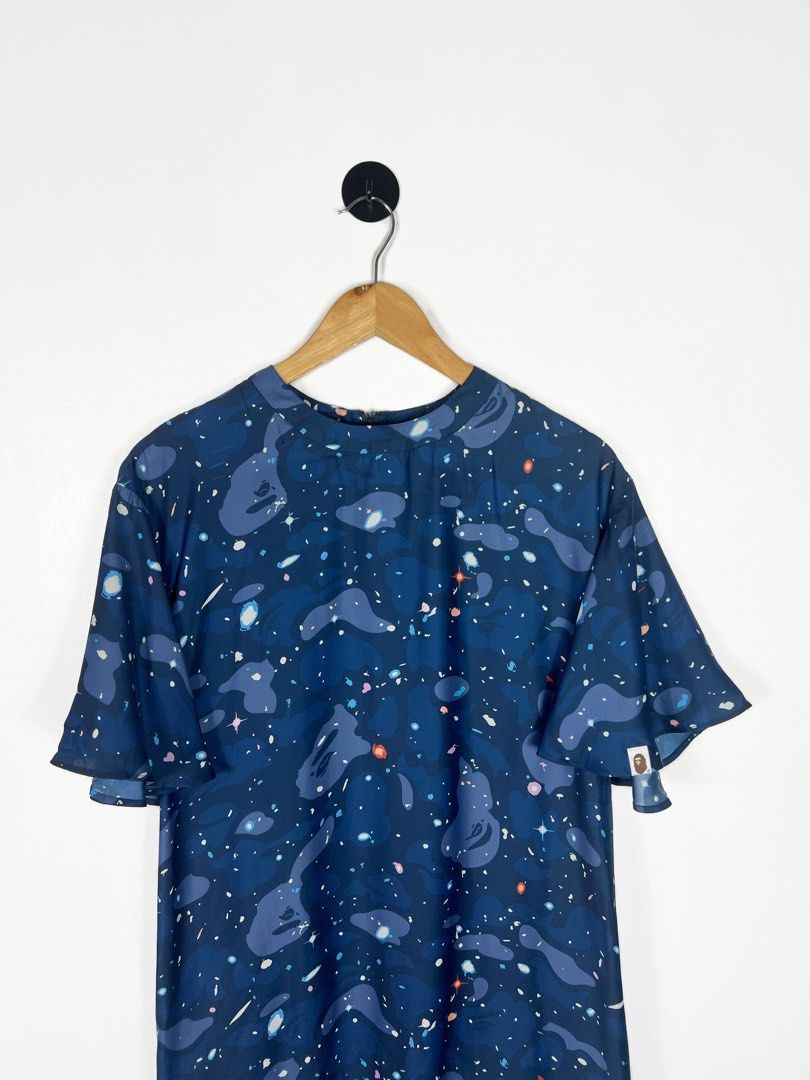 Bape - Space Camo Blouse Shirt (Category: Blouses) located in Bacolod City. Submitted by nodaysoff (Listing ID 1468398448, Image 3). Description: Bape - Space Camo Blouse Shirt - Authentic Measures: 22x30 | Large Excellent condition No flaws ₱1,500.