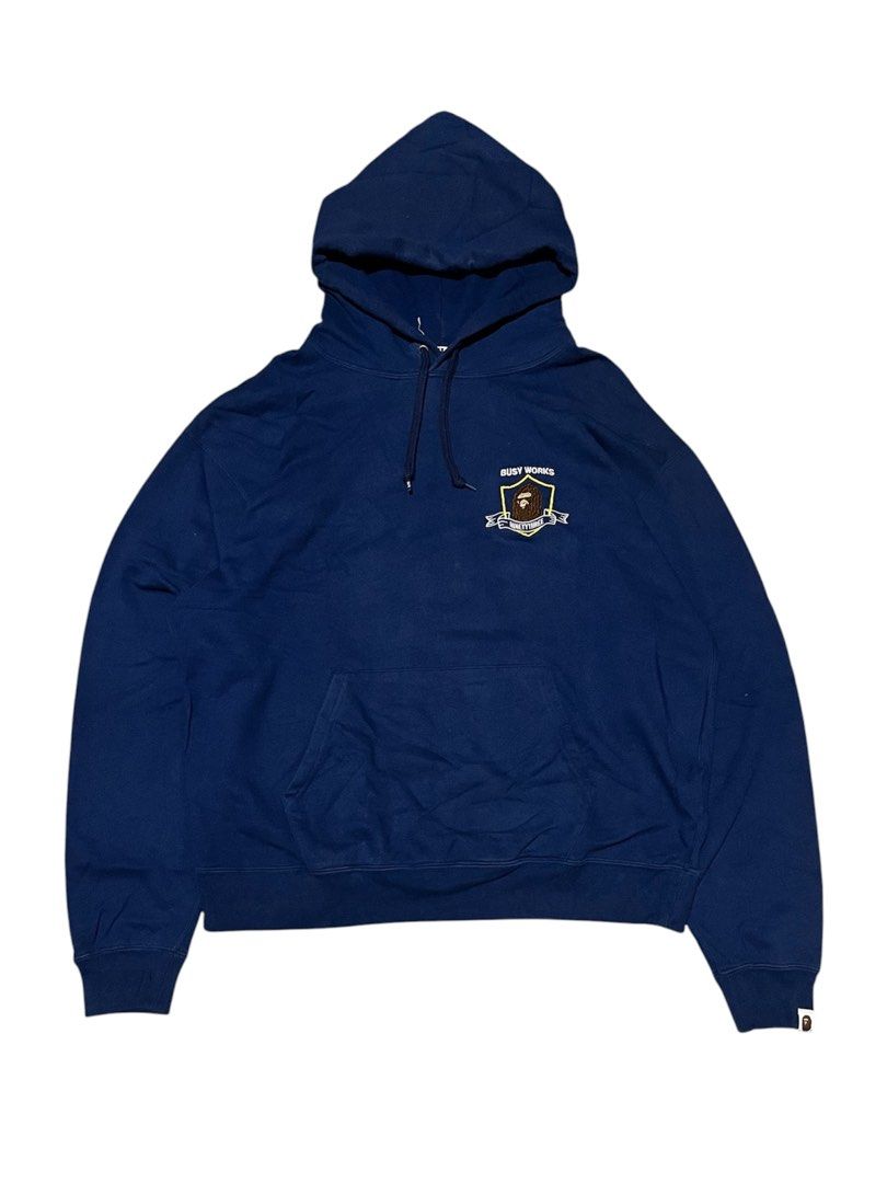 🏷️Bape hoodie jacket (Category: Luxury Apparel) located in Manila. Submitted by angelamaec (Listing ID 1468433184, Image 1). Description: Excellent condition 24x27 sleeve length 26 Add ship.