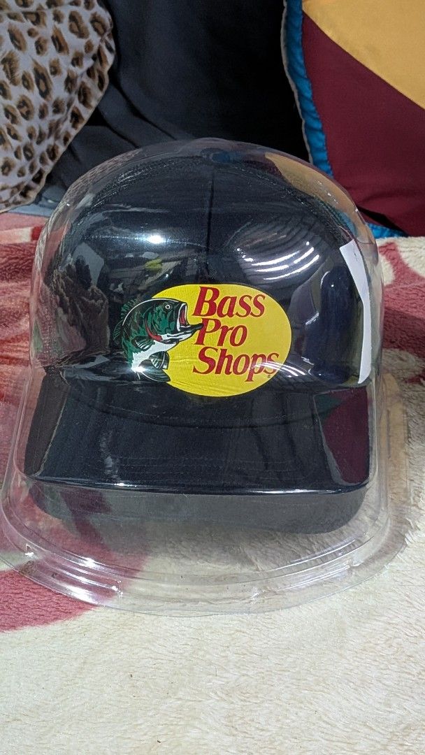 Bass Pro Shops Trucker Hat (Category: Caps & Hats) located in Manila. Submitted by fiasuncion (Listing ID 1468499552, Image 1). Description: Price: Less ₱100 (in total price) if you get both Colors: Bright Blue & Navy Blue Condition: Brand new, imported from the US, with original tags attached and stored in protective plastic casing Design: Screen-printed logo on the front.
