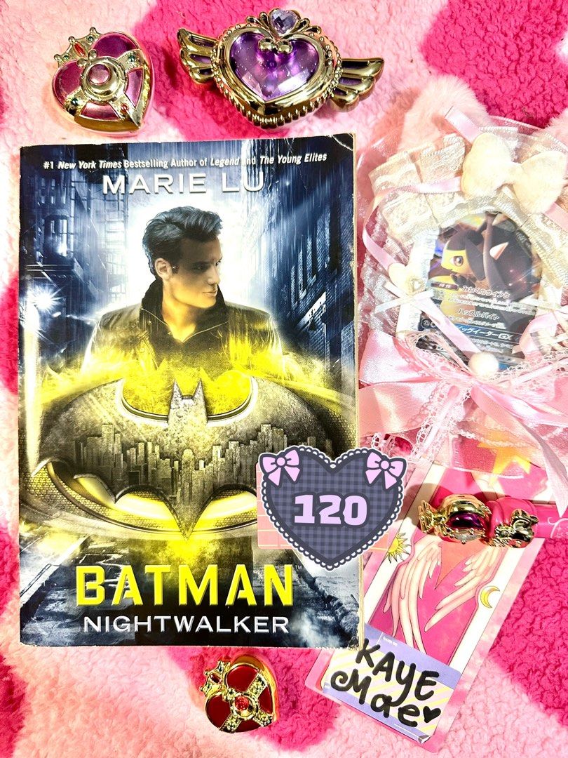 Batman Nightwalker by Marie Lu paperback novel (Category: Storybooks) located in Adams. Submitted by precurekaei (Listing ID 1468358869, Image 1). Description: - Title: Batman Nightwalker by Marie Lu (#1 New York Times bestselling author) - Format: Paperback with a striking yellow and black cover featuring the iconic bat symbol and young Bruce Wayne - Condition: Clean and readable pages - Genre: Action-packed young adult fiction and DC Comics - P