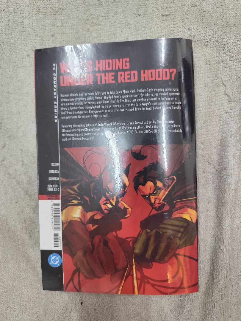 Batman: Under The Red Hood (DC Compact Comics) (Category: Comics & Manga) located in Quezon City. Submitted by carou14854 (Listing ID 1468404186, Image 2). Description: Personal collection. (with plastic jacket) RFS: Destash/Declutter MOP: GCash MOD: LBC, LBC-COP ✅ Buyer shoulders SF Am usually offline. Expect reply within 24 hours. May sms/text for faster transaction. No calls please..