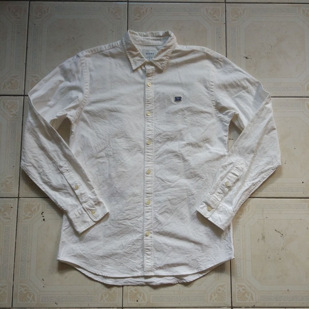 Beams Longsleeve M (Category: Formal Shirts) located in Pasay City. Submitted by denimdude.ph (Listing ID 1468359819, Image 1). Description: tiny fabric knot on shoulder, last pic.