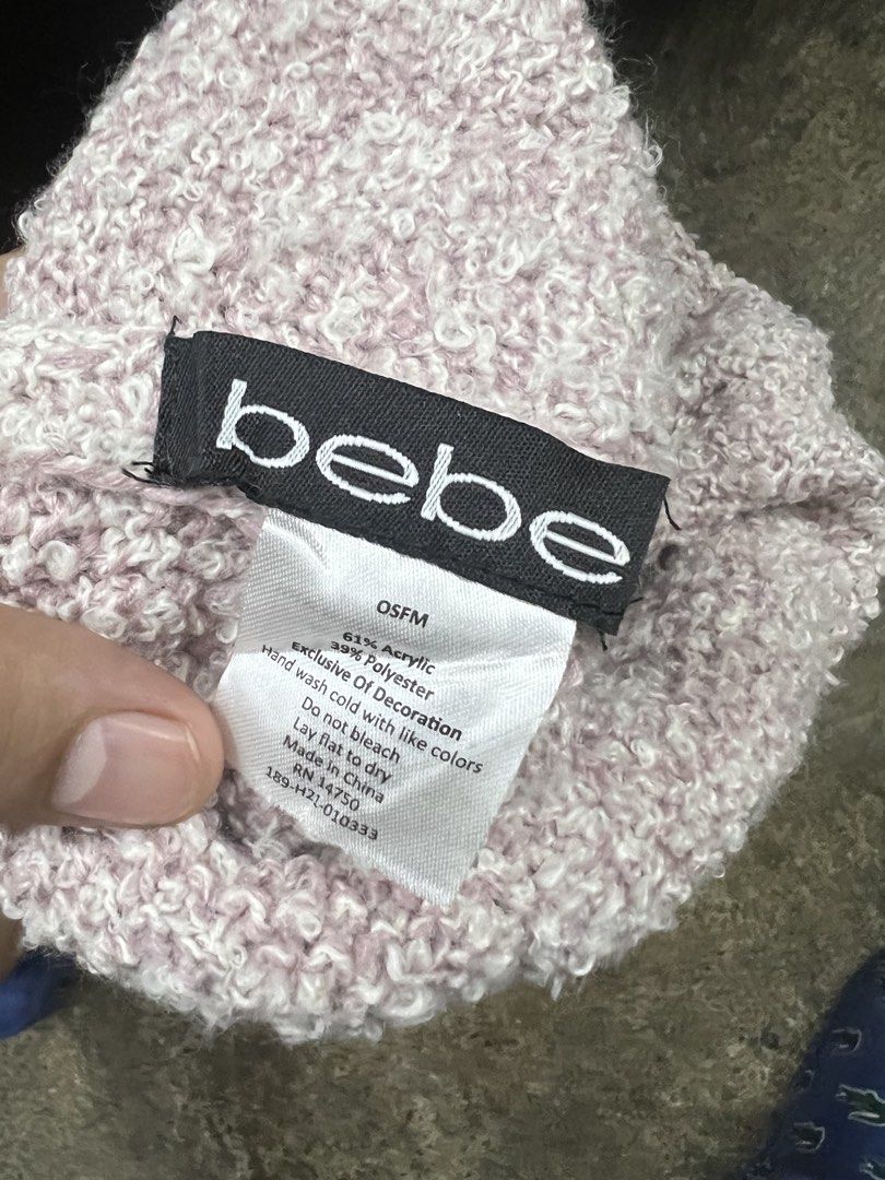 BEBE Beanis (Category: Hats & Beanies) located in General Trias. Submitted by luxfinds2019 (Listing ID 1468342461, Image 3). Description: Bebe beanie 399 shipped No issue Loc laguna Pm.