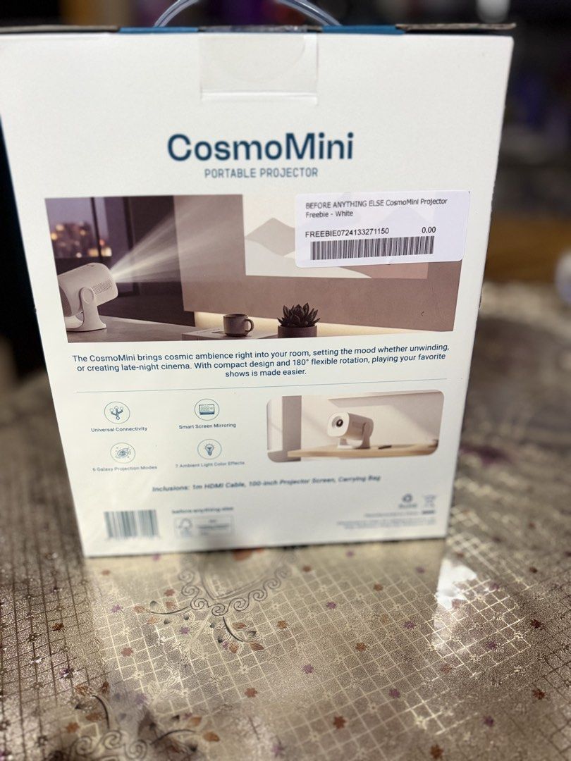 Before Anything Else Cosmos Mini Projector (Category: Projectors) located in Taguig. Submitted by donut0316 (Listing ID 1468368944, Image 2). Description: Brand New Projector.