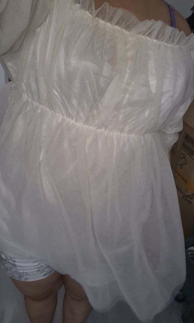 Beige Babydoll offshoulder Top (Category: Blouses) located in Calamba. Submitted by bb.lace (Listing ID 1468329740, Image 2). Description: .