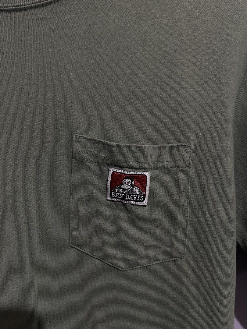 Ben Davis Pocket Tee Minimalist Logo (Category: Tshirts & Polo Shirts ) located in Angeles City. Submitted by andreiboughts (Listing ID 1468414518, Image 2). Description: Length: 26 Width: 18 Condition: 9.7/10 Color rate: 9.7/10 Issue (s): None Complete Tags ✅ Medium on tag Made in China.