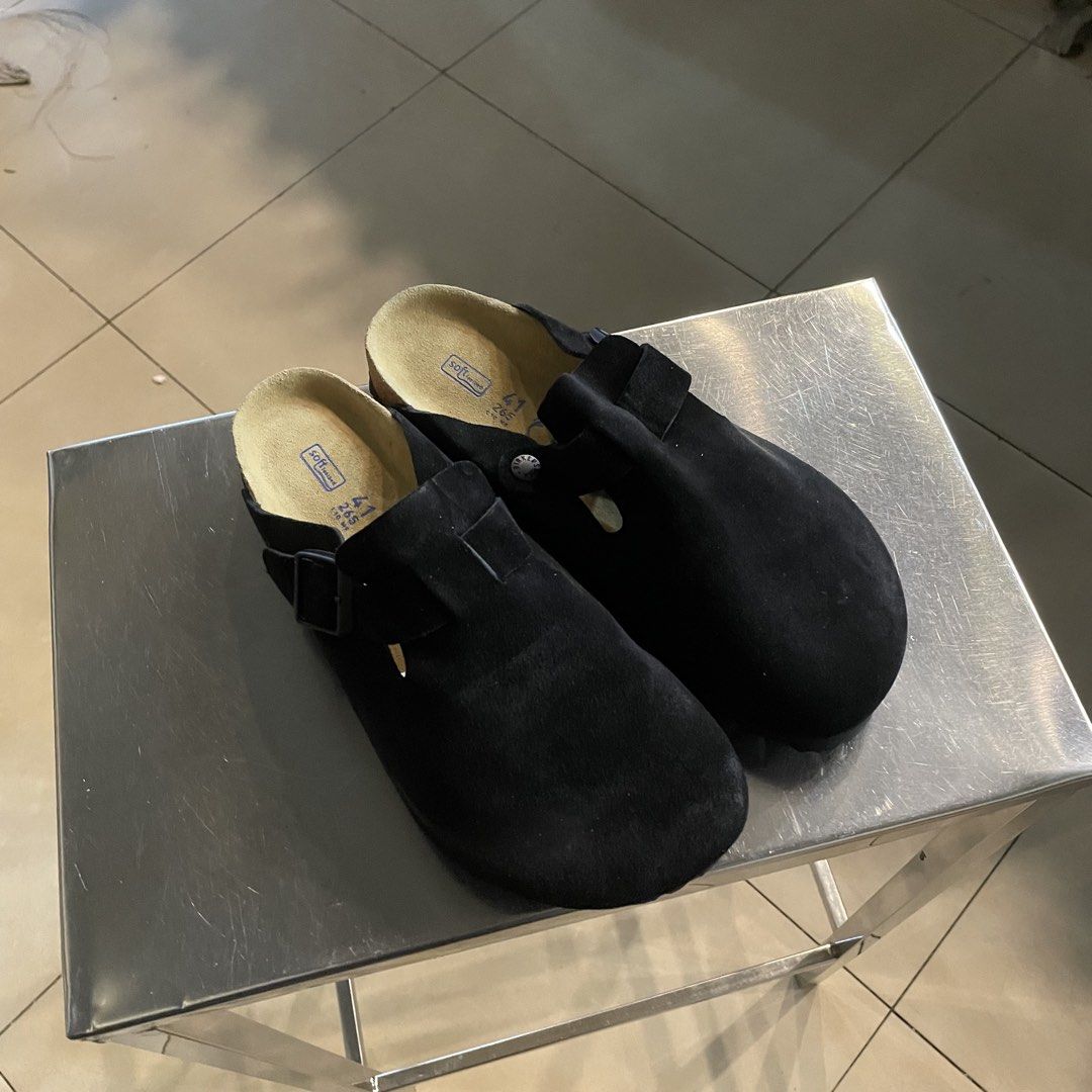 Birkenstock boston clogs (Category: Slippers & Slides) located in Iloilo. Submitted by nextwearco_ilo (Listing ID 1468333988, Image 1). Description: Birkenstock boston clogs Almost new 41 eur /8 us mens No flaws 3.5k.