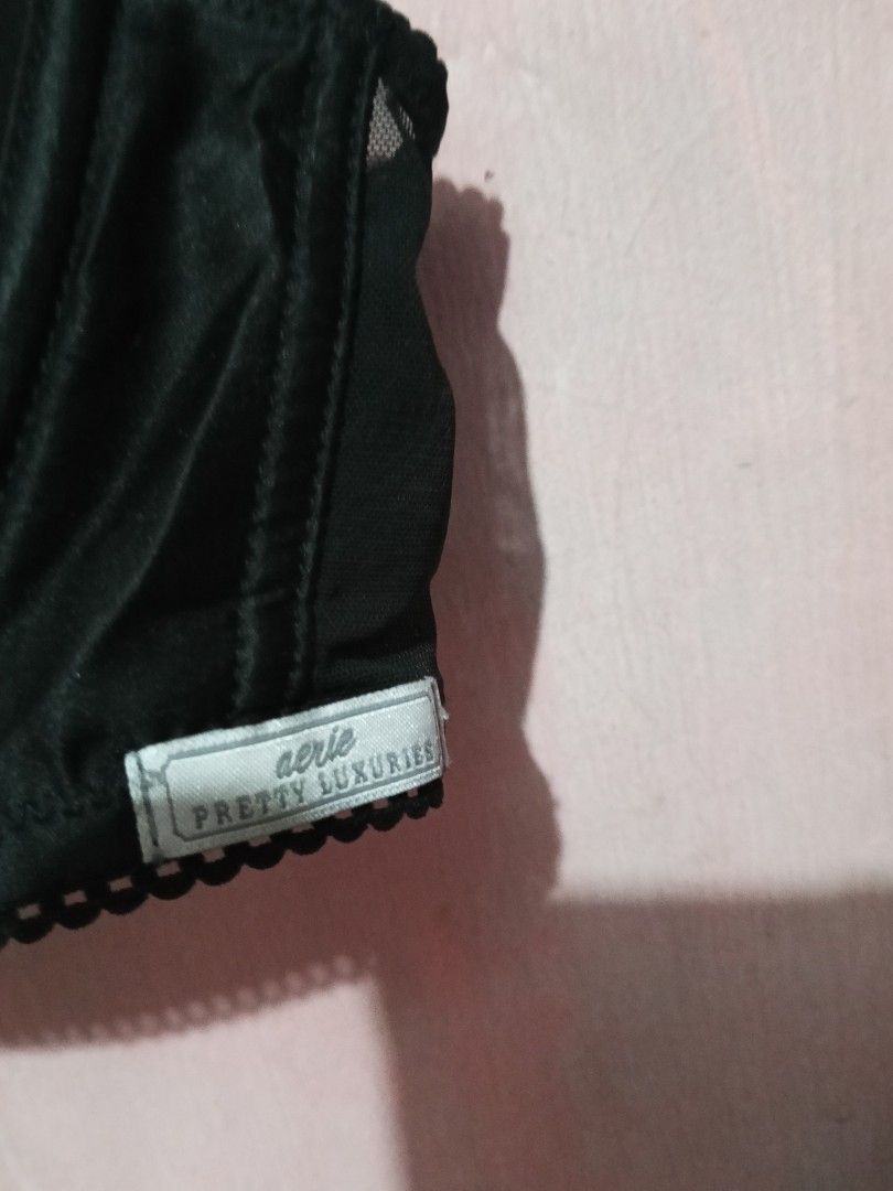 Black Aerie Bra Size: 34C (Category: Undergarments & Loungewear) located in Navotas City. Submitted by vanilla_sandalwood (Listing ID 1468404531, Image 3). Description: -Brand: Aerie -Color: Black -Size: 34C -Like New -Good condition.