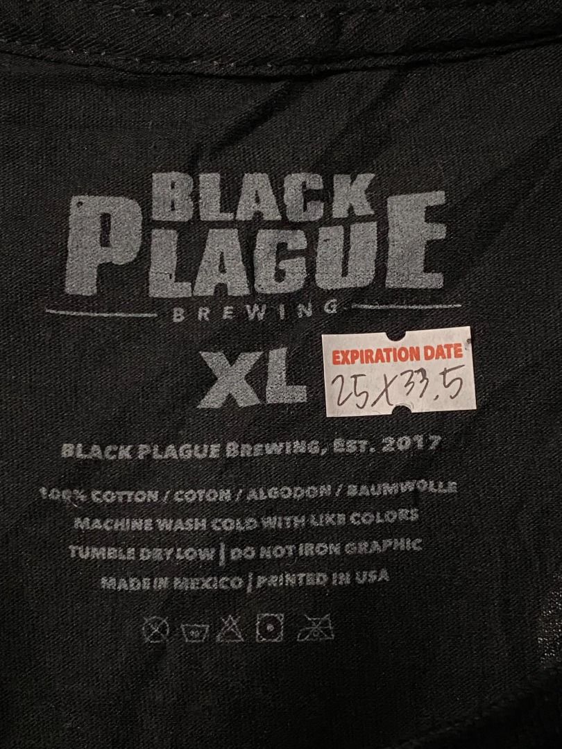Black plague shirt (Category: Tshirts & Polo Shirts ) located in Las Pinas. Submitted by all_details_posted (Listing ID 1468435582, Image 3). Description: no issue can pass as new, need soft wash lang.