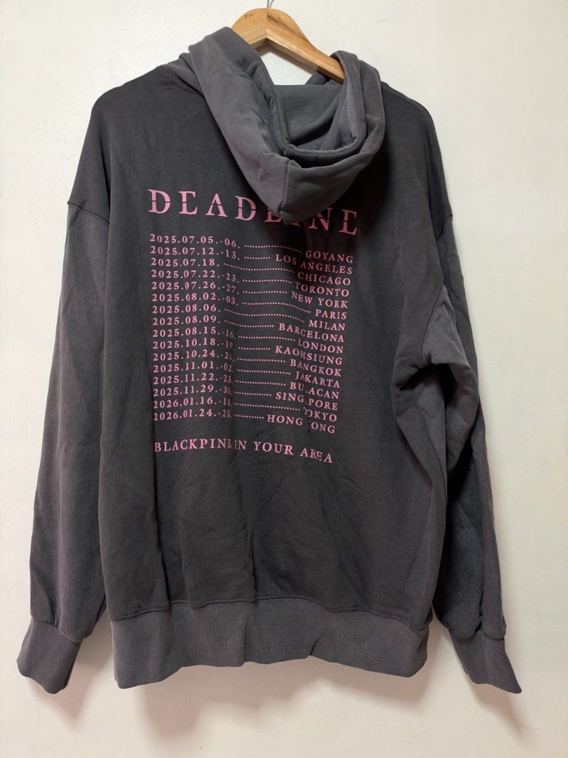 Blackpink Deadline Hoodie (Category: K-Wave Merchandise) located in Manila. Submitted by oggoodsph (Listing ID 1468308387, Image 2). Description: Brand new! With tags Bought from KOREA.