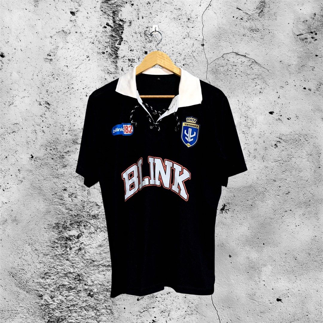 Blink-182 Polo Shirt (Category: Tshirts & Polo Shirts ) located in Malolos. Submitted by xubileo (Listing ID 1468459341, Image 1). Description: BLINK-182 POLO SHIRT 27x21.5 (XL on tag) DM ME FOR MORE INFO..