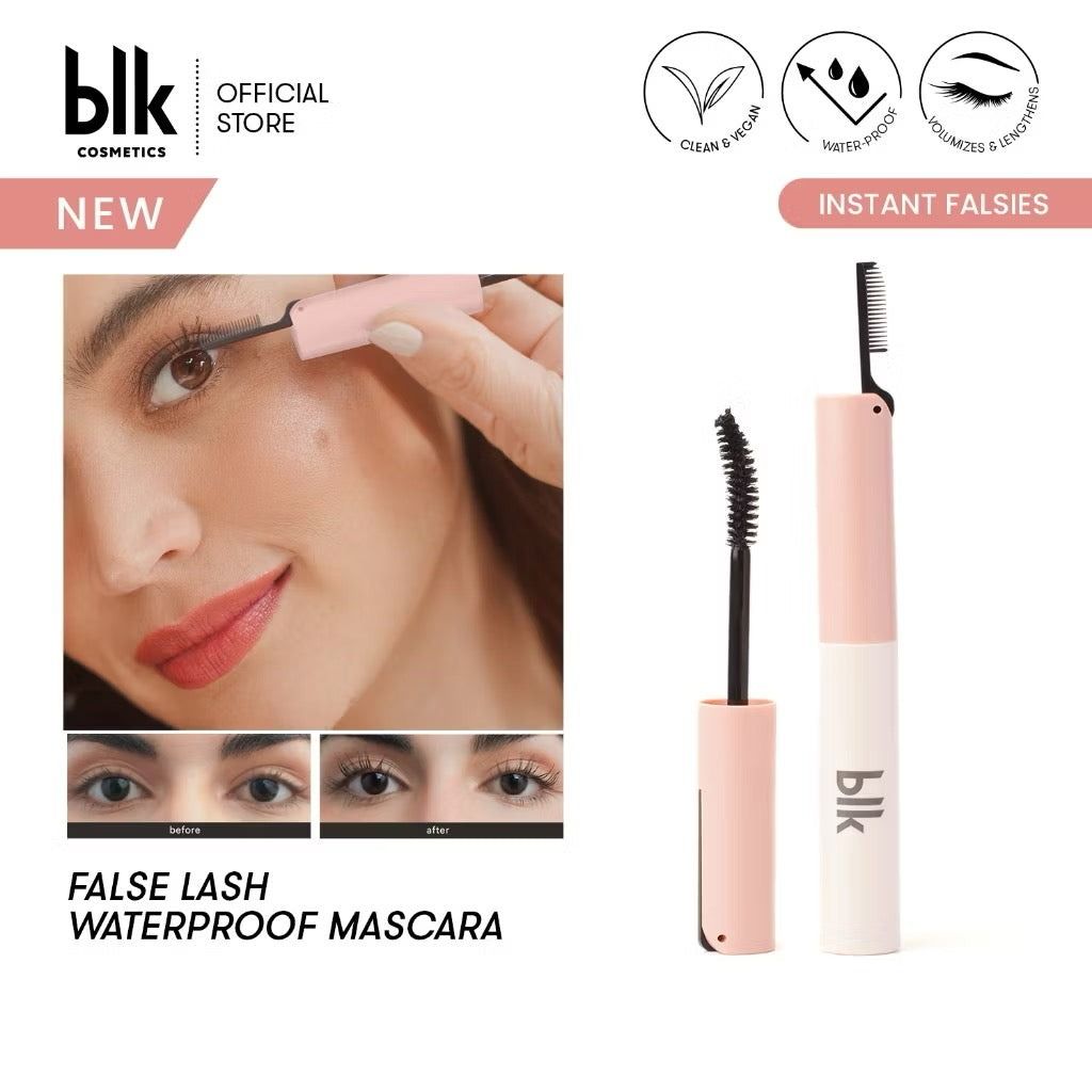 BLK Cosmetics False Lash Waterproof Mascara (Category: Makeup) located in Caloocan City. Submitted by kikayqueenph (Listing ID 1468325964, Image 2). Description: BLK Cosmetics False Lash Waterproof Mascara — false-lash volume, waterproof. Authentic, handpicked. 💕 Message me to order!.