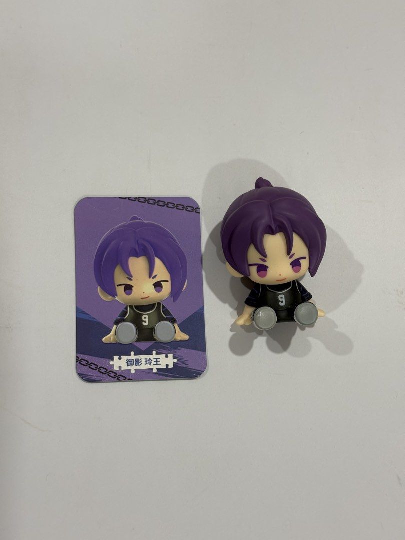 Blue Lock Reo Mikage Sitting Figure Blind Box (Category: Designer & Blind Box Toys) located in Pasig City. Submitted by saturnscope (Listing ID 1468453838, Image 1). Description: - W/ box, card, and foil 📍 Pasig, Manggahan MOD: Lalamove/J&T (Booked by buyer) MOP: Gcash.