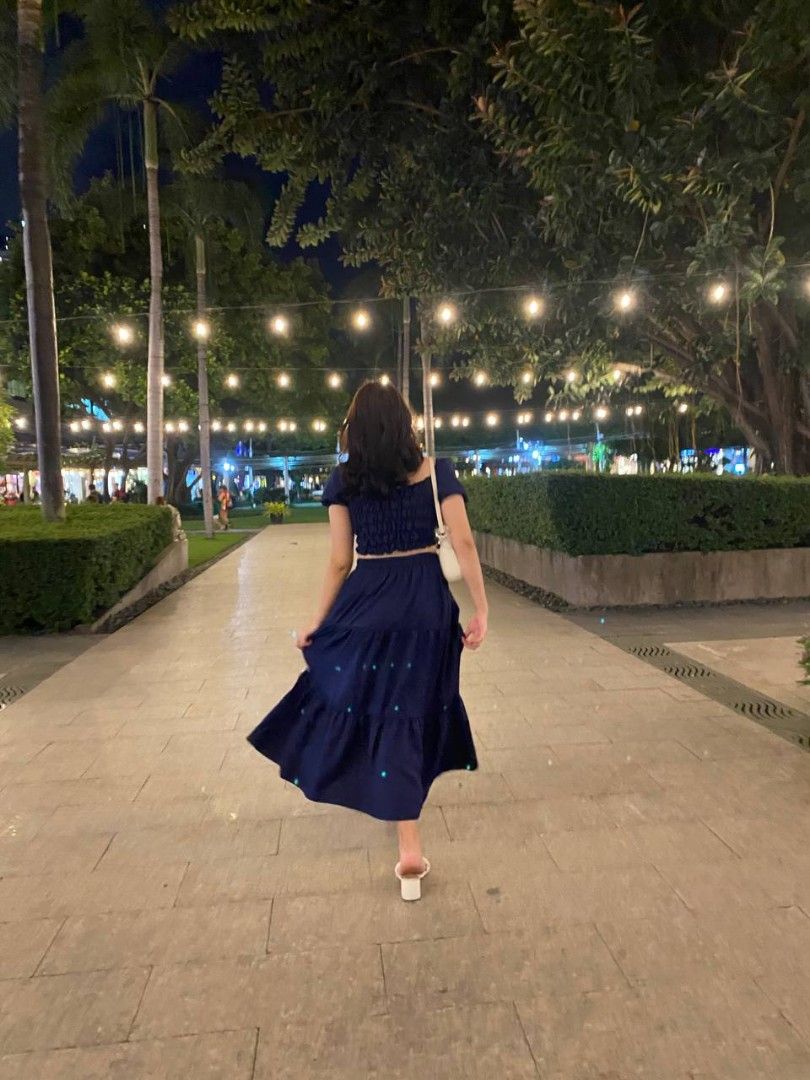 blue top and skirt (Category: Sets or Coordinates) located in Calumpit. Submitted by hydrangeashues (Listing ID 1468318592, Image 2). Description: blue top and skirt co-ord..