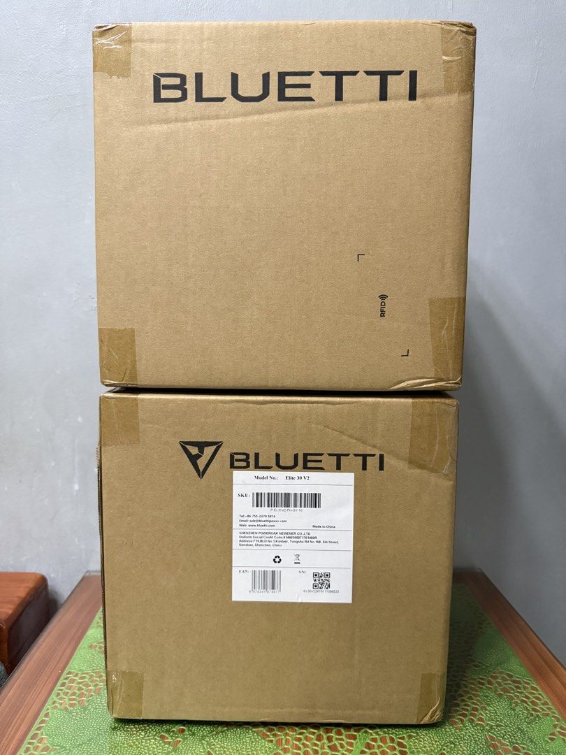 BLUETTI ELITE 30 v2 (Category: Electrical, Adaptors & Sockets) located in Muntinlupa City. Submitted by ap3gm (Listing ID 1468492666, Image 1). Description: Brandnew sealed box ikaw mag unbox BLUETTI ELITE 30 v2 288watts battery capacity 600W continuous AC output with 1500W power lifting mode and 140W USB-C fast charging bayanan muntinlupa location lalamove plus delifery fee.