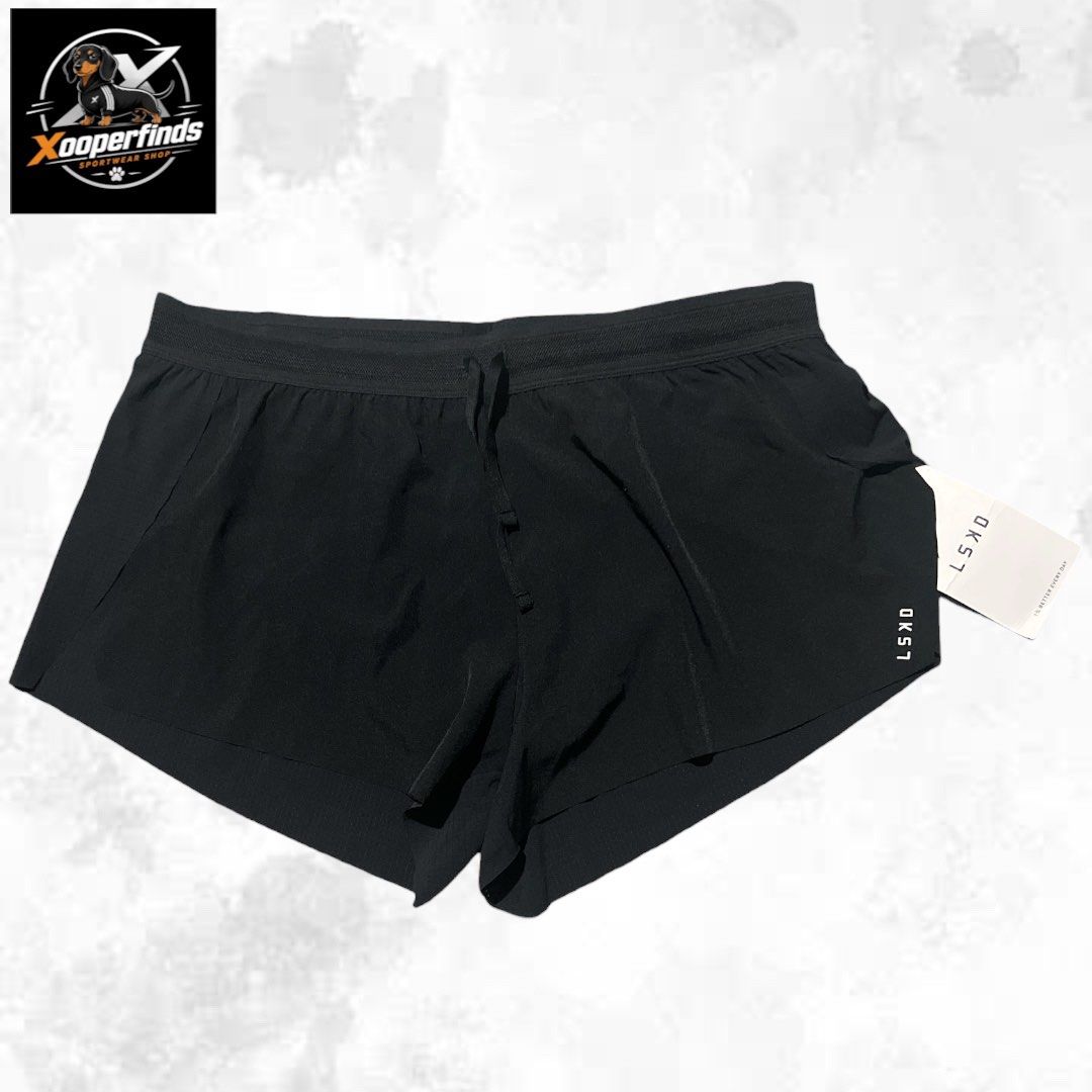 BNWT LSKD accelerate 3” running short XL (Category: Activewear) located in Iba. Submitted by xooperfindslb (Listing ID 1468459070, Image 2). Description: Brand new with tag LSKD accelerate 3” running short Black Xl No issue Brand new Waist when laid flat - 17” With inner liner.