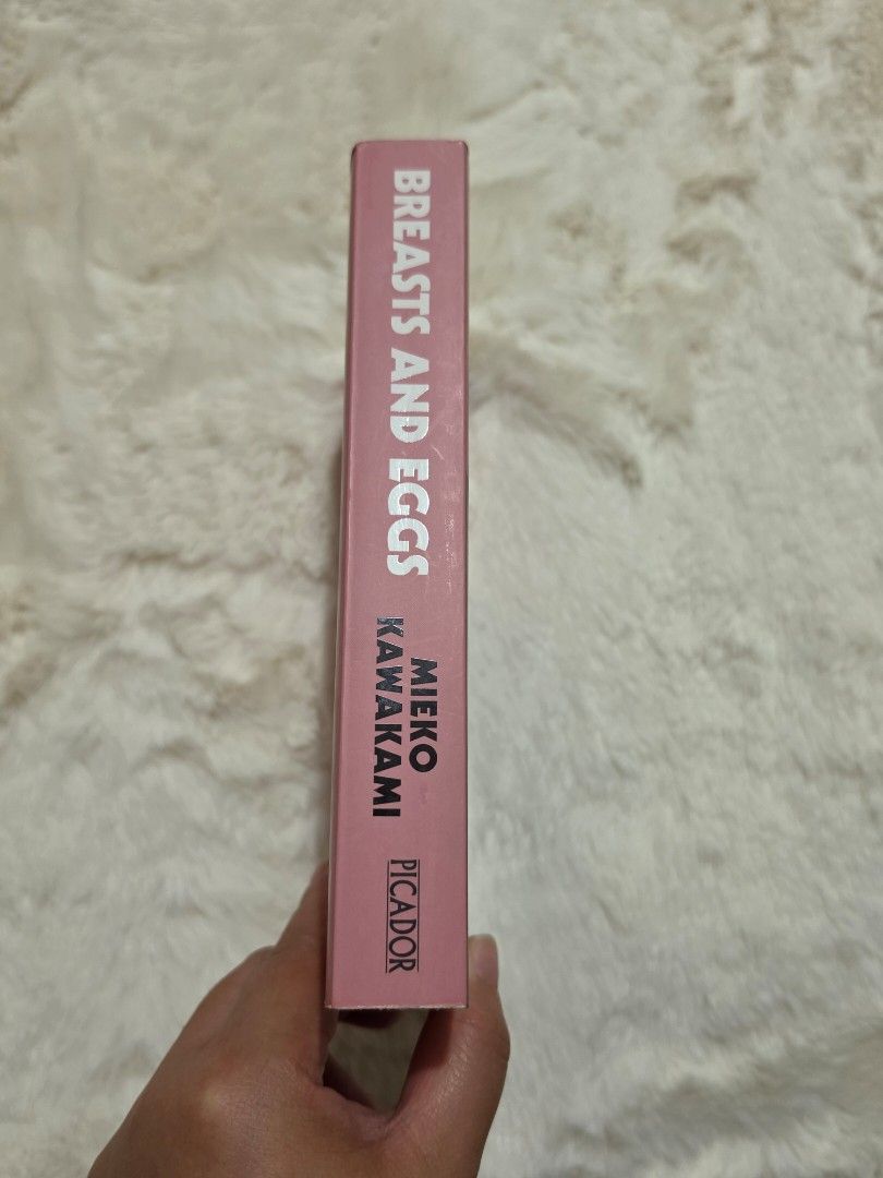 Breasts and Eggs by Mieko Kawakami (Category: Storybooks) located in Manila. Submitted by meicy_wndr (Listing ID 1468307775, Image 2). Description: Title: Breasts and Eggs by Mieko Kawakami Notes: Minimal highlighting found only on a few pages. The rest of the book is still in very good condition and readable. No major damage. location: Davao City Selling this book to a new reader who would love to read it! 💗 📩 Message me if interested!.
